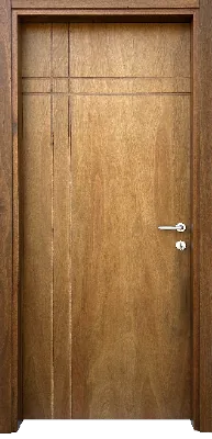 Puerta de interior modelo Alis en eucalipto natural de Tosco Piemontesa