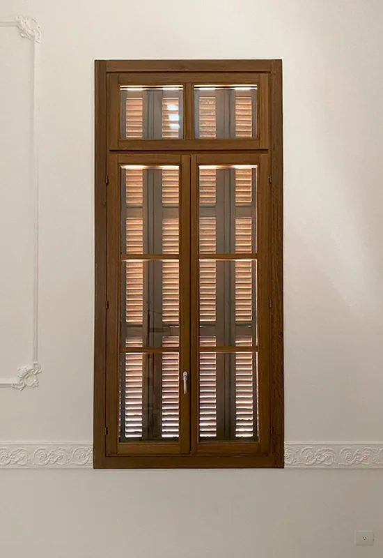Embajada de España, aberturas de madera Tosco Piemontesa